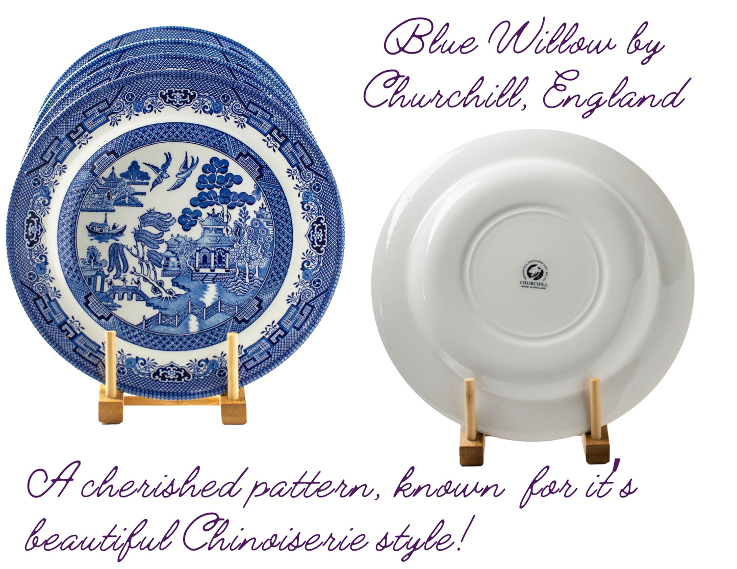 Dreamy Blue Willow Gift Vignette