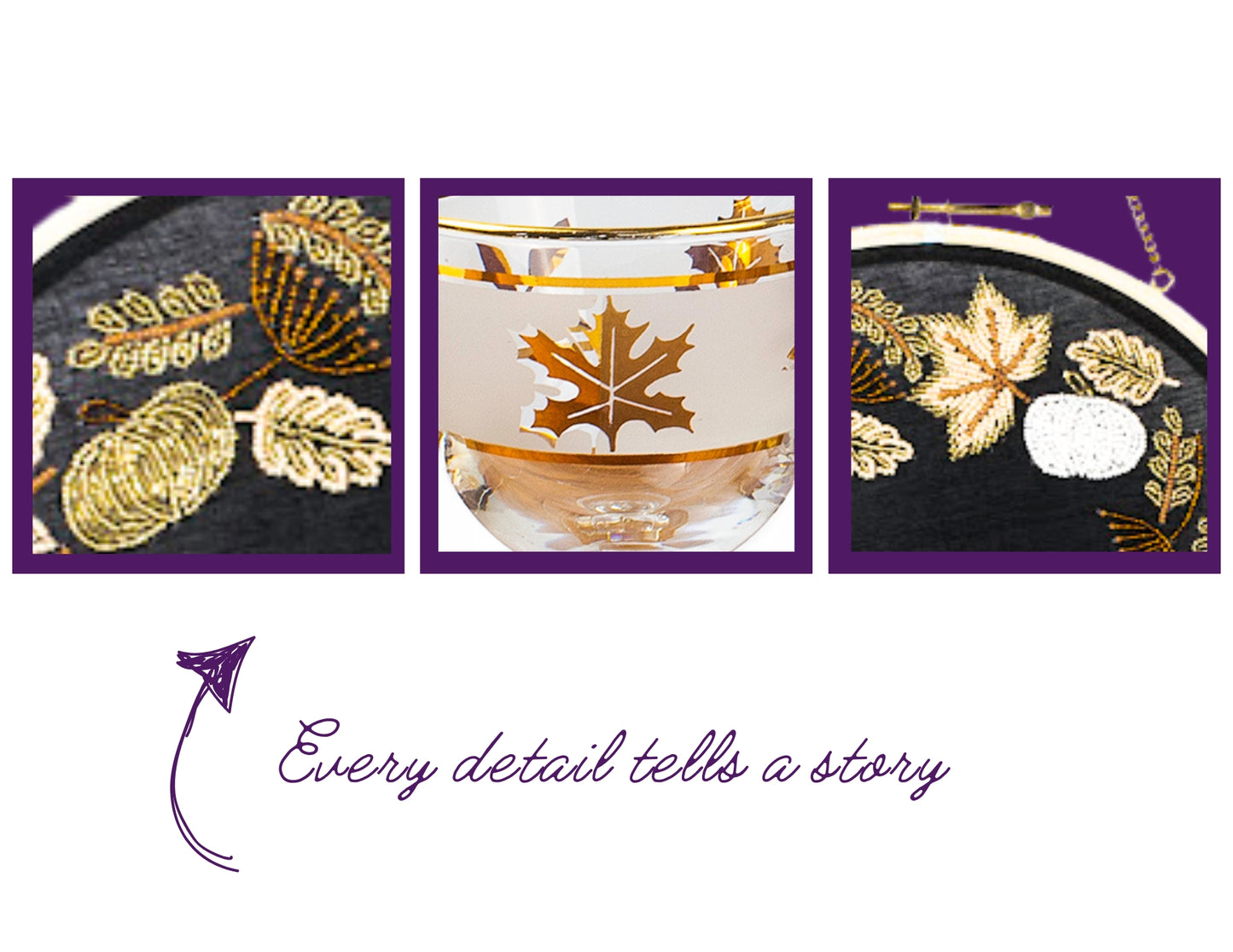 Gilded Botanical Gift Vignette