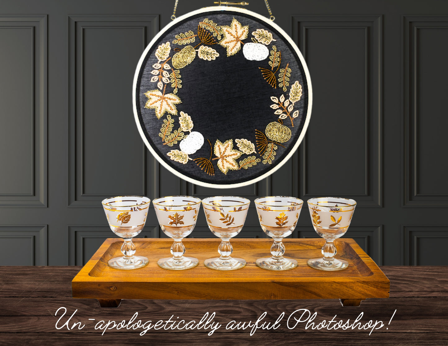 Gilded Botanical Gift Vignette